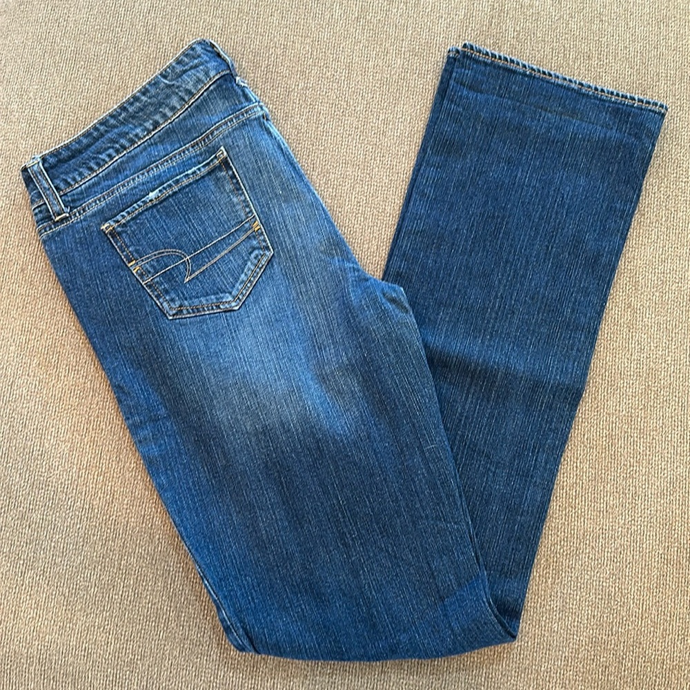 American Eagle 14 x long straight leg low rise